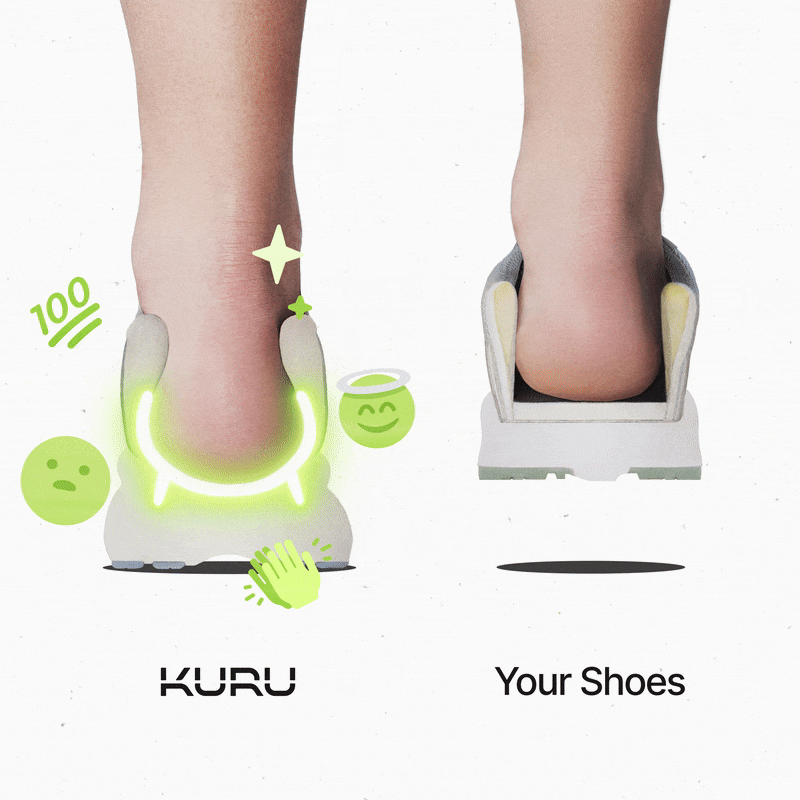 Kuru Shoes, Heel Comparison